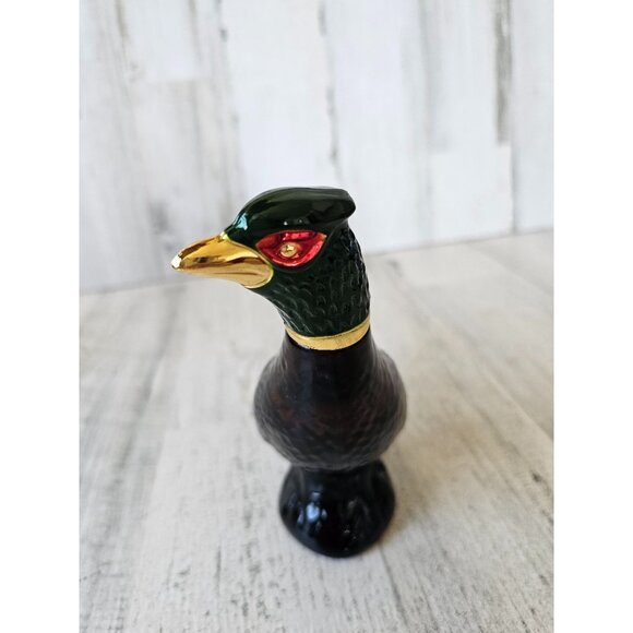 Vintage Avon pheasant decanter aftershave oland old stock new bird glass - Picture 4 of 8